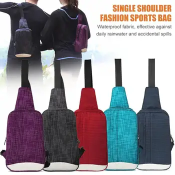 

Fashion Neutral Outdoor Zipper Sport Chest Bag Waist Bag Chest Bag Crossbody Flap Versatile Running Bag