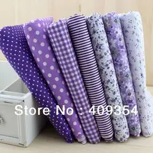 Bookesew Анкара ткань Telas 7 шт./лот 50x50 см цветочный Фиолетовый хлопок краситель жир четверть комплект лоскутное шитье Тильда тиссу