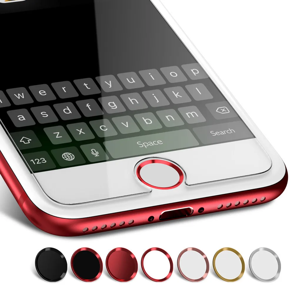 

For iPhone 8 7 6s 5s SE Home Button Sticker For iPhone 6 7 8 Plus Screen Protector Fingerprint Touch ID Nano Front Film For iPad