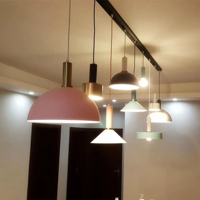 Nordic Industrial Wind Loft Современный подвесной светильник Столовая Led Single Head Маленькая