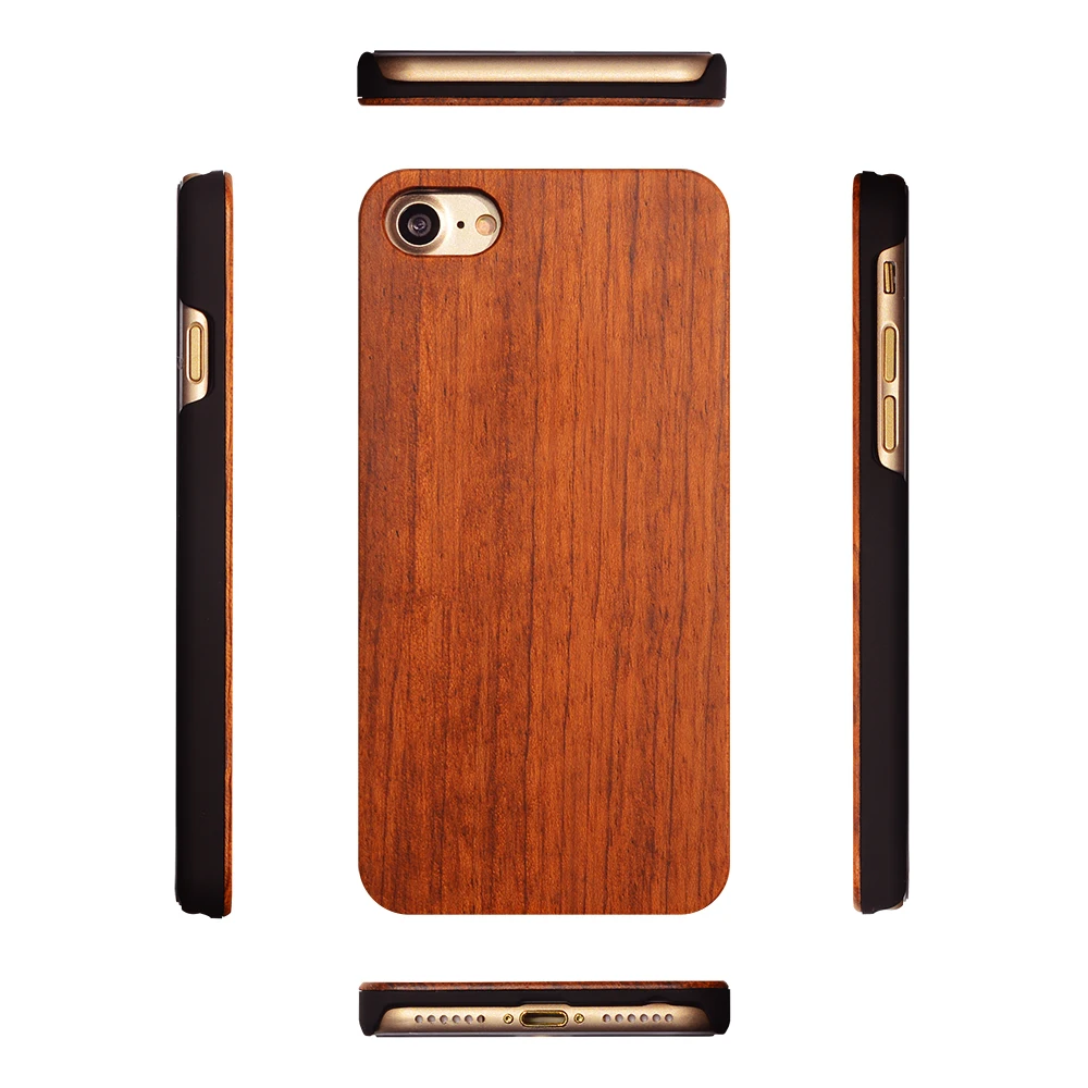 Retro PC+Wood Skull Case for iPhone 6 4.7\