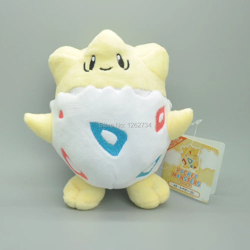 

Togepi 6" Plush Toys Cute Soft Animal Doll Kids Gift Stuffed Figure TYQQ