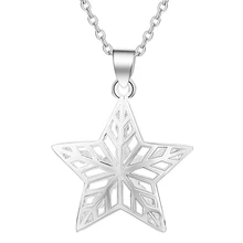 Посеребренные ювелирные изделия ожерелье кулон WN1773