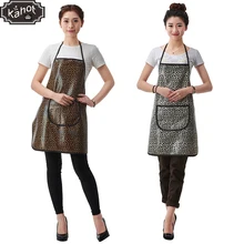 1 шт. Профессиональный парикмахерский фартук Леопардовый Водонепроницаемый волос резка нагрудник Парикмахерская домашний стиль салон Парикмахерская Талия ткань