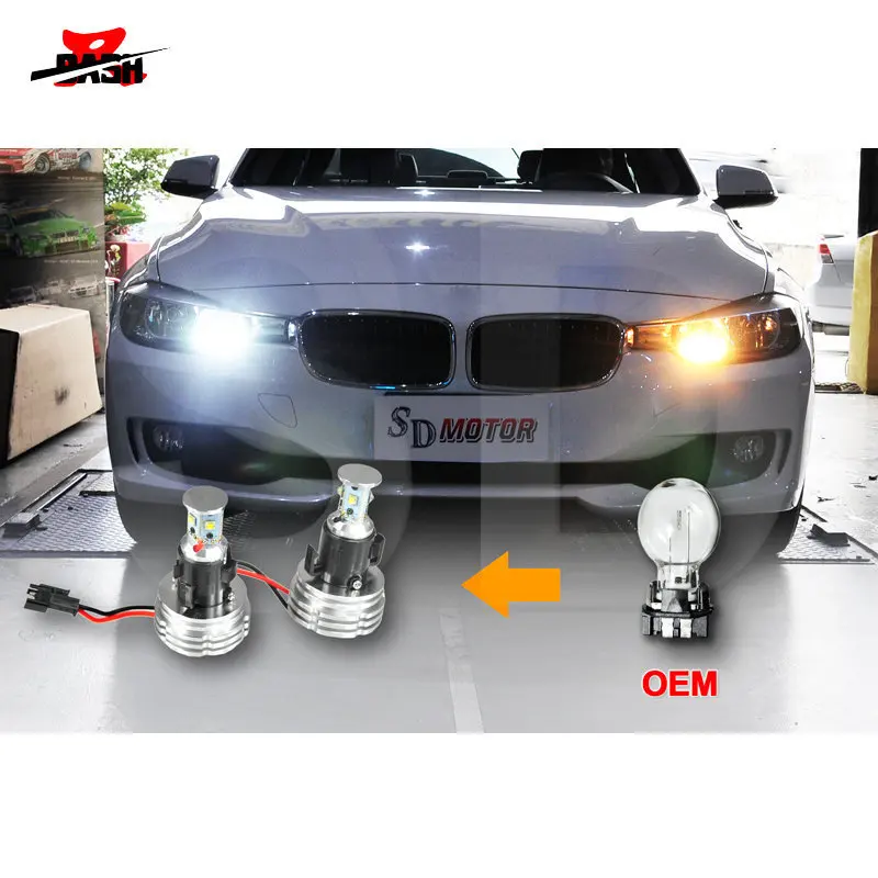 DASH PW24W светодиодные дневные ходовые огни DRL для 3 серий F30 F31 F34 GT Сменные лампы