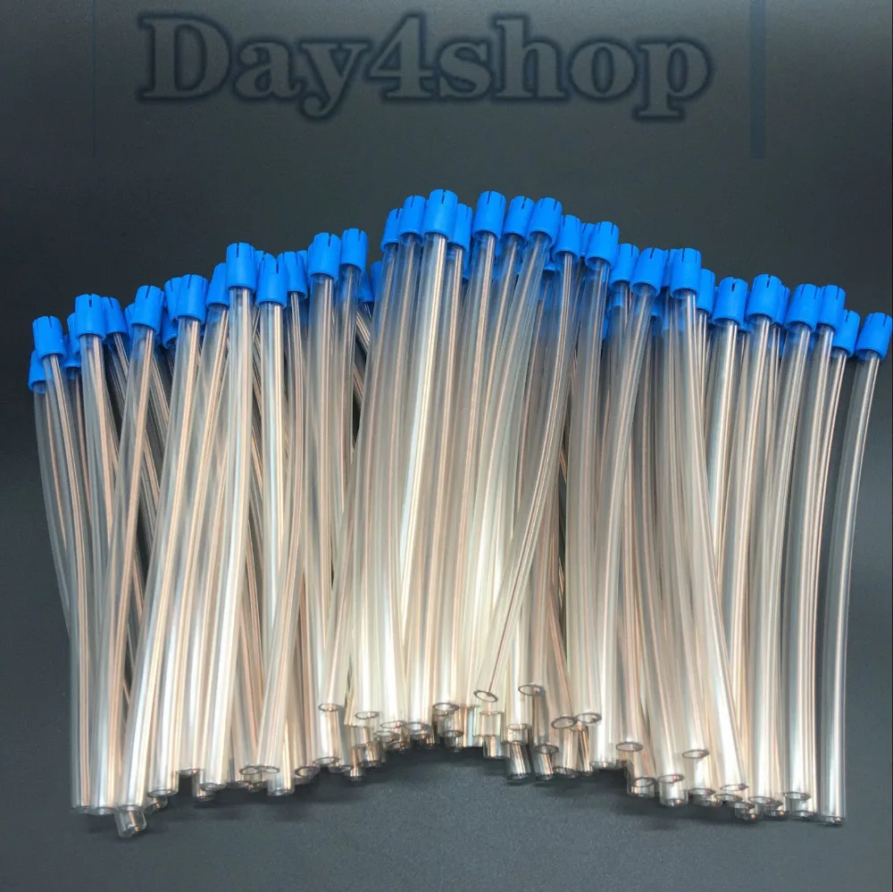 100PCS Dental Disposable Saliva Ejector Suction Tips Aspirator Nozzles
