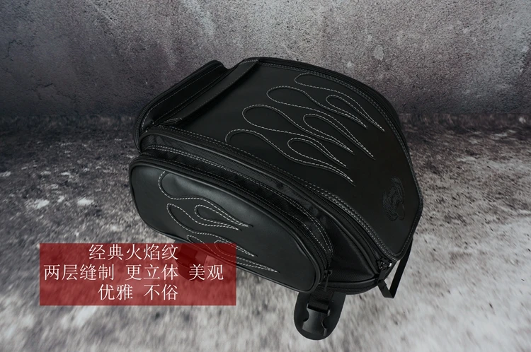 Harley & Cruiser   flame  tail Bag a3