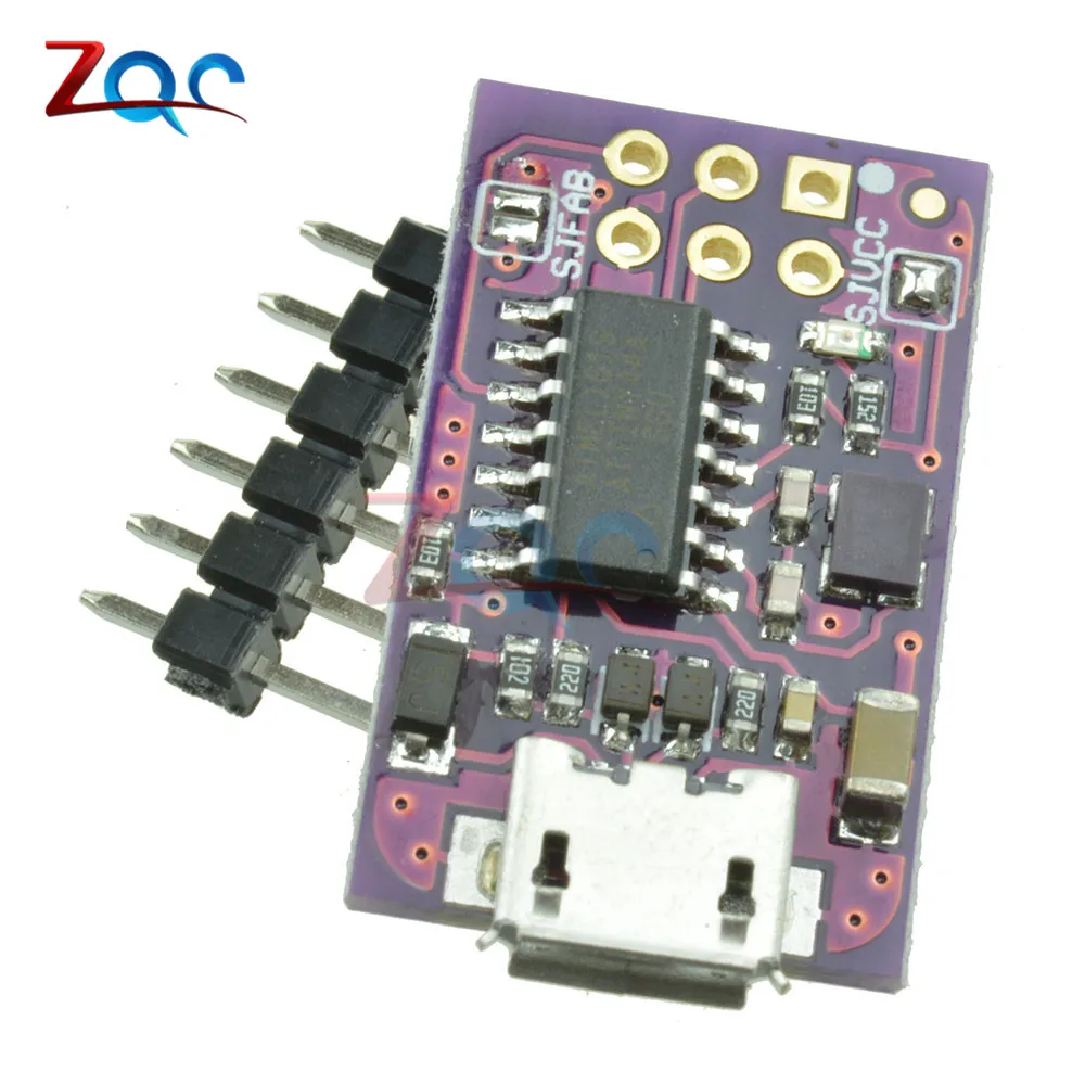 5 в Micro USB Tiny AVR ISP ATtiny44 USBTinyISP программист для загрузчик ардуино модуль|Детали и
