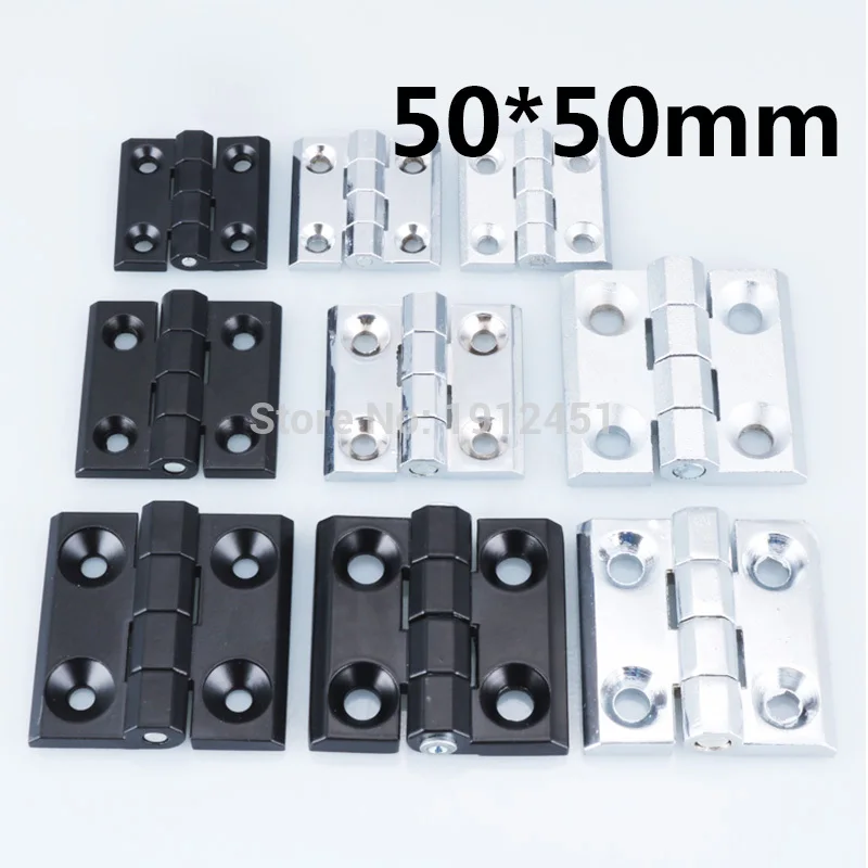 

Hinge CL218 HL050 50*50mm black/white Zinc alloy Bearing hinge apply to Switch cabinet Electric cabinet