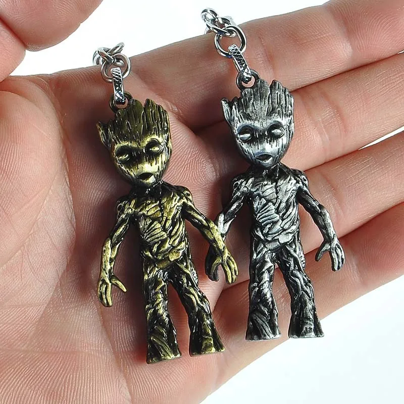 

Tree Man Groots Figure Toys Keychain Action Figure Hero Model Guardians of The Galaxy Groot Thanos Figure Toy for Kid