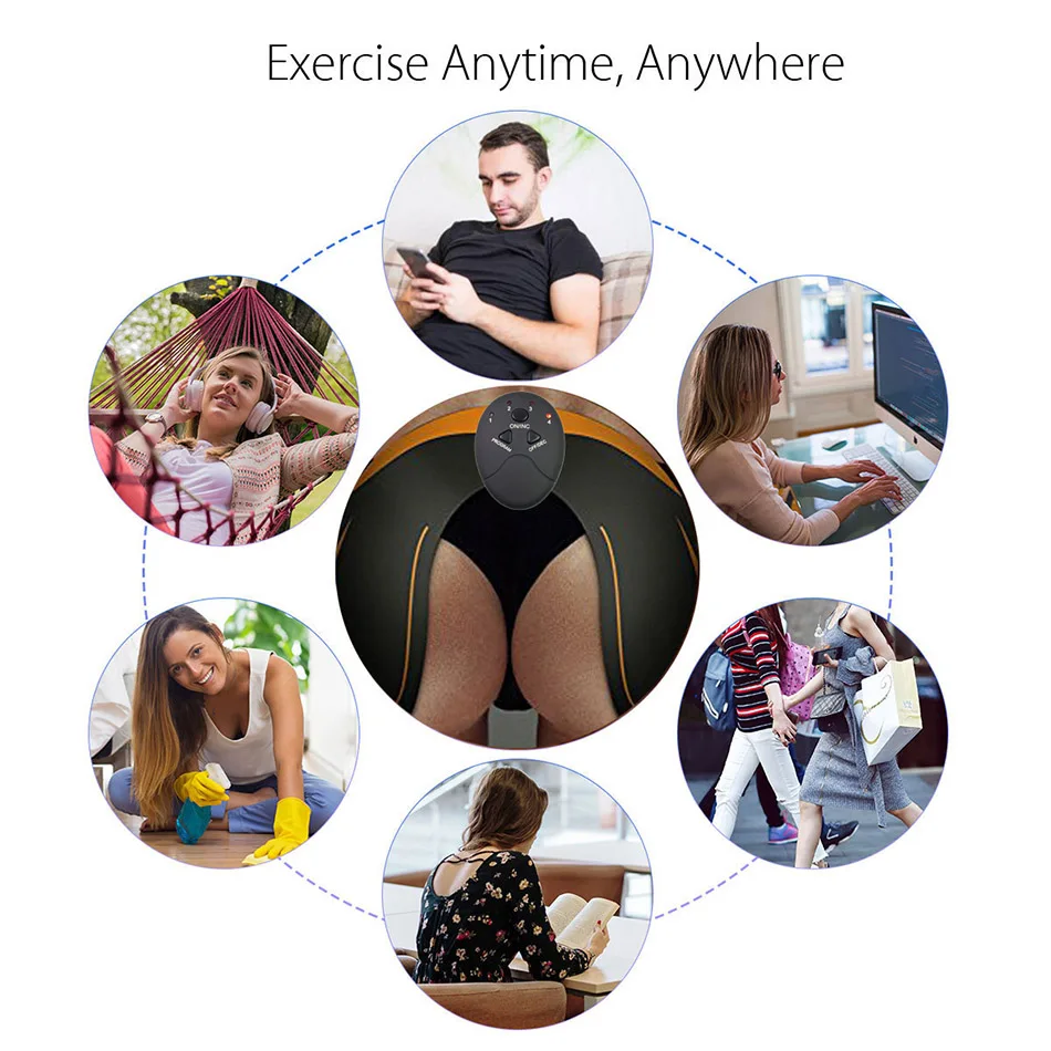  USB charge EMS Hips Trainer Muscle Hip Stimulator Butt Helps To Lift Shape and Firm Buttock Breech