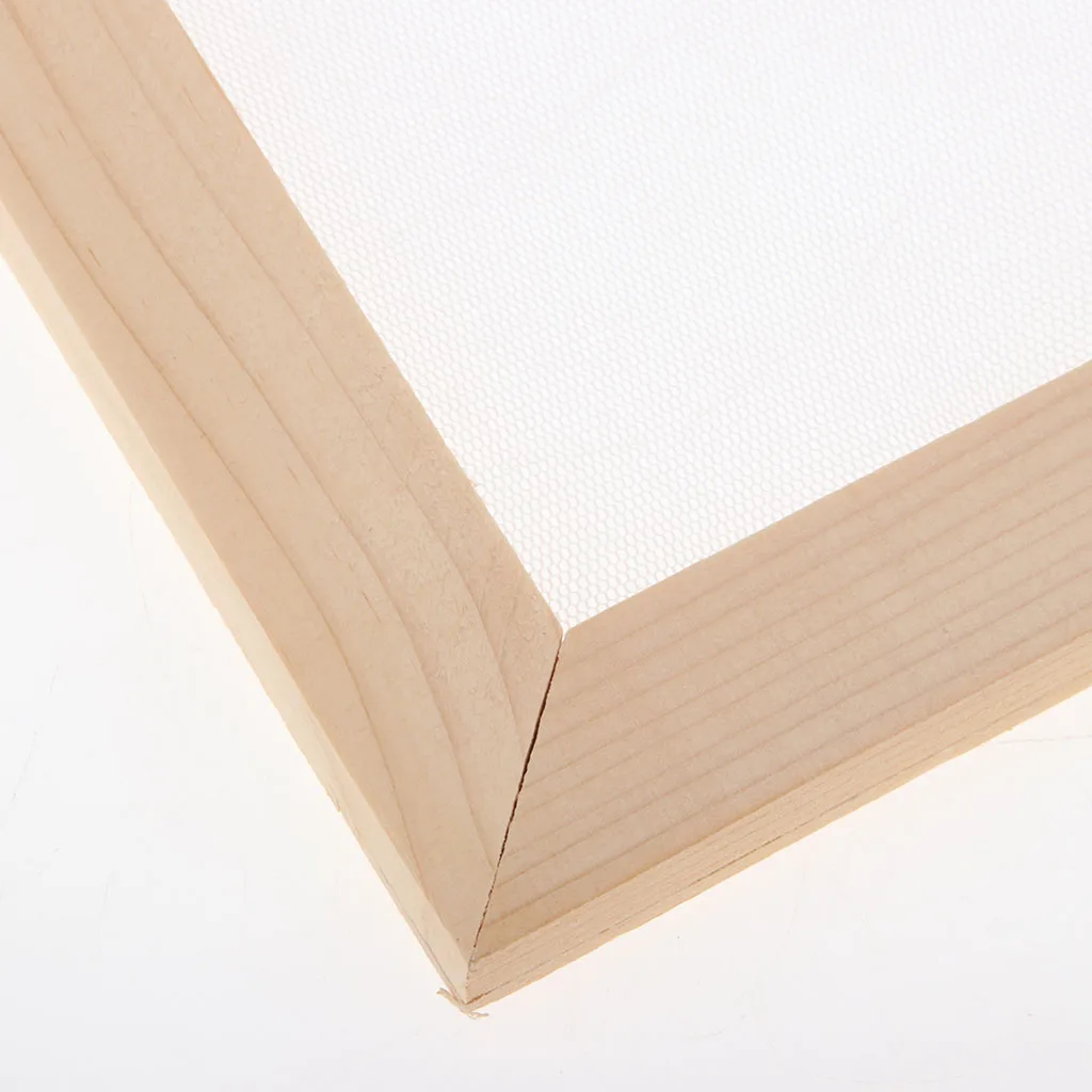 Wooden Paper Making Mold Papermaking Mould Frame Screen Tools for Paper Handcraft DIY Paper Craft