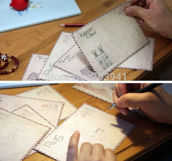 10OPP 4 (L)Vintage Paris architectural style DIY Multifunction Envelope setnice Gift Whalesale 163110MM (7).jpg