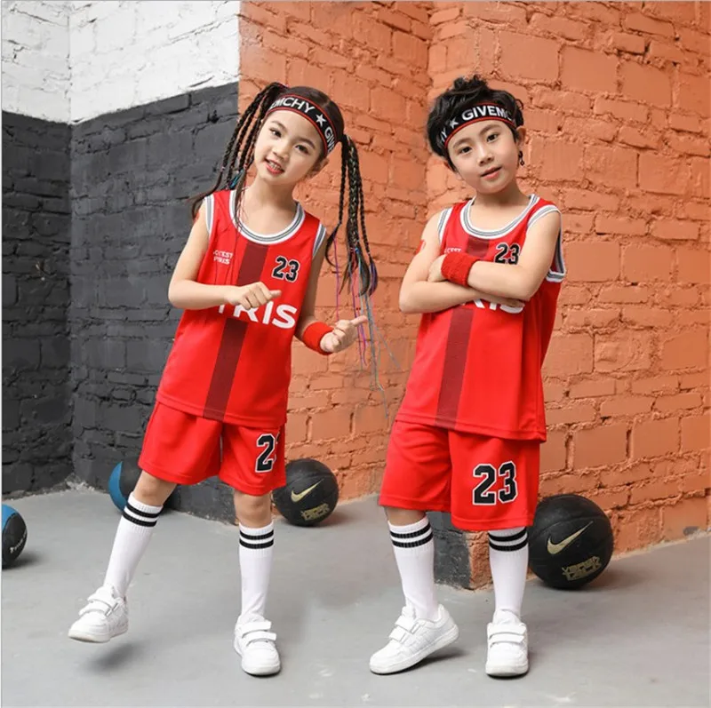 Toddler Boy Summer Costume Children Basketball Suit Baby Girl