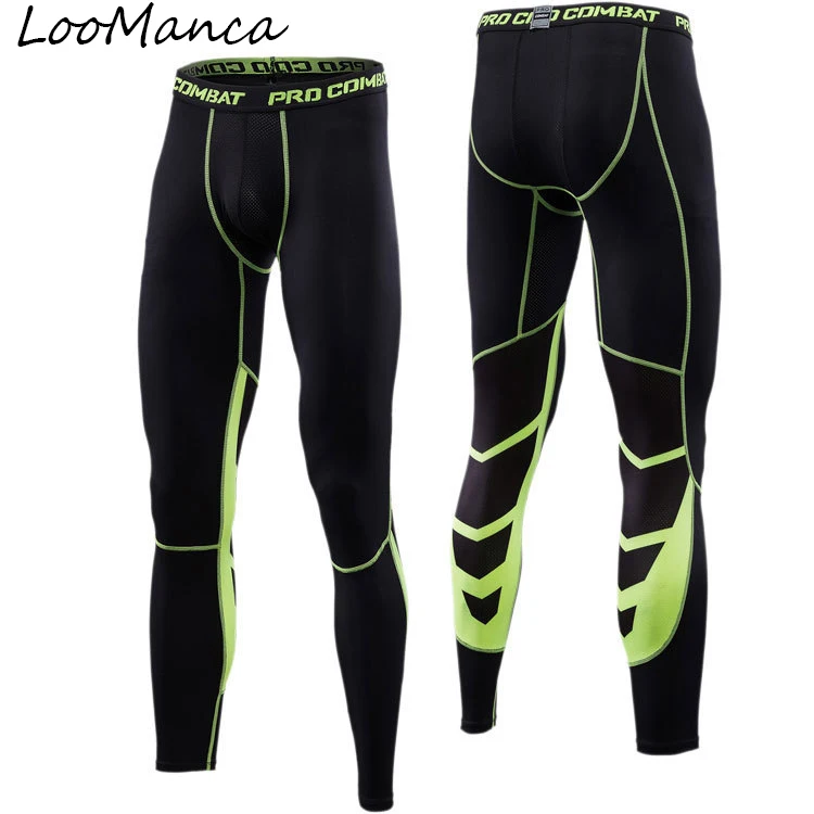 Compression Basketball Pants New 2018 Sports Running Tights Elastic Quick Dry Men Jogging Leggings Gym font
