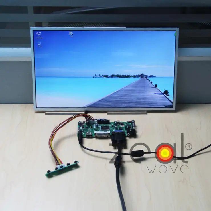 15," дюймовый TFT LP154WE2 1680*1050 с HDMI+ DVI+ VGA+ аудио плата контроллера