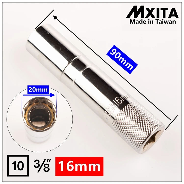 MXITA 14 мм 16 мм Свеча зажигания магнитный инструмент для удаления 3/" привод для BMW для Nisan Mini