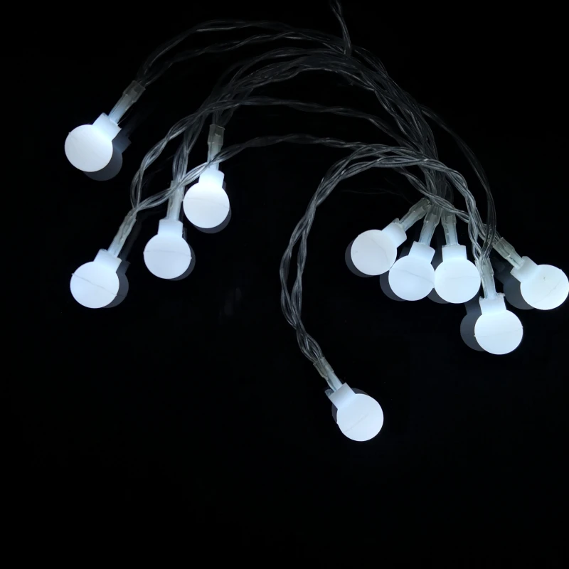 10 метров Глобус светодиодный строка светильники с питанием от аккумулятора Фея Декоративный светильник для патио вечерние елка Свадебные IY310202