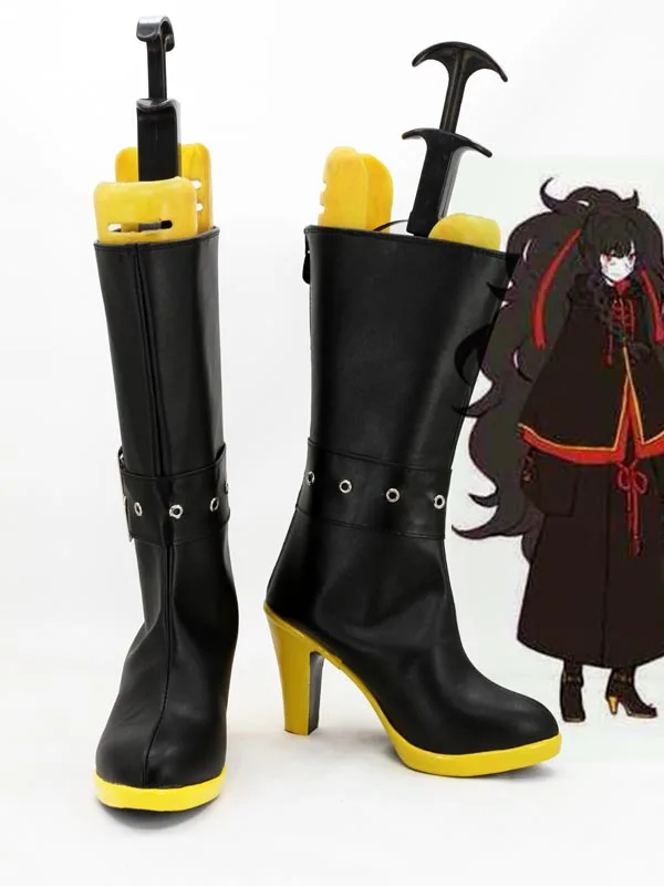 

Kagerou Project Azami Hight Heel Cosplay Boots Shoes Anime Party Cosplay Boots Custom Made for Adult Women Shoes