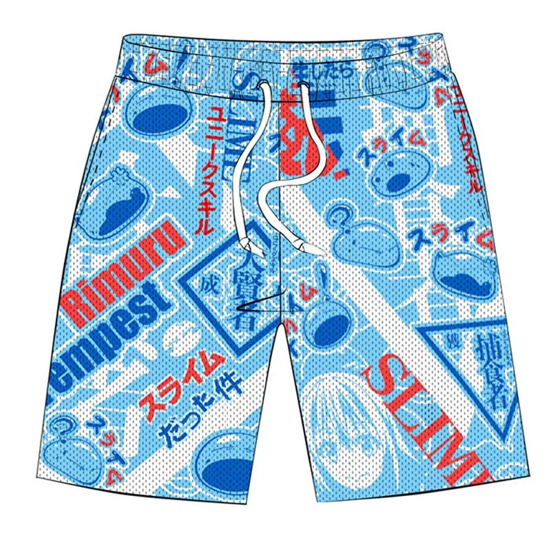 Cosroad Anime Rem Shorts Rimuru Tempest Love is War Attack on Titan Shorts Men Women Adult UnderPants Summer Beach Shorts001 (4)