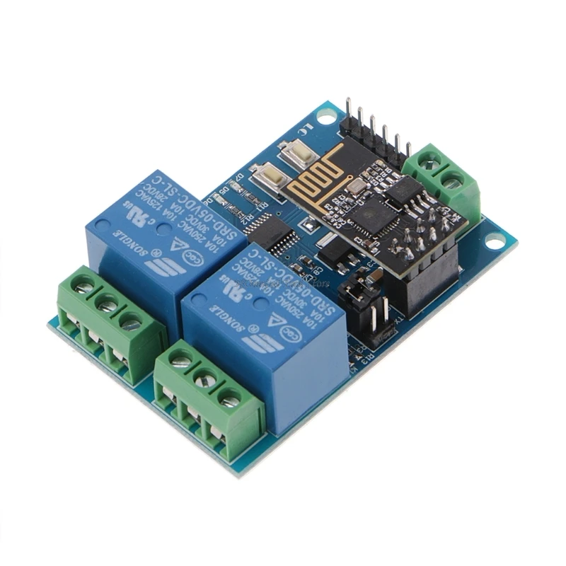 Релейный модуль Wi-Fi ESP8266 IOT приложение контроллер 2 канала для Умный дом 5 V