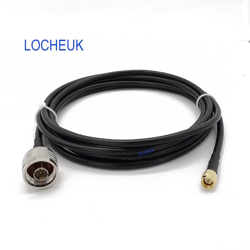 

RG58 Coaxial Cable SMA N male Plug to male Plug connector RF Adapter High Quality Mini Jack plug Wire Connector