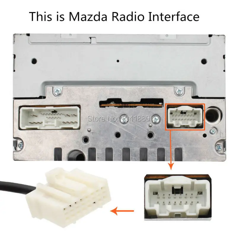 DOXINGYE USB SD AUX Автомобильный MP3 музыкальный радио цифровой cd-чейнджер адаптер для Mazda 2/3/5/6/CX7/MX5/MPV/Miata/Tribute/RX8 интерфейс