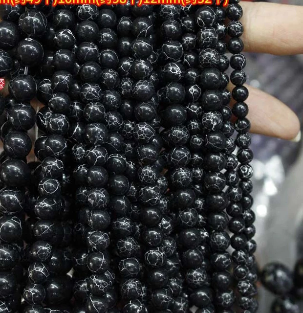 

STENYA Gem Natural Stone Round Shape Beads Long Necklace Charms Earrings Spacers Men Bracelet Diy Making Jewelry Findings Kit