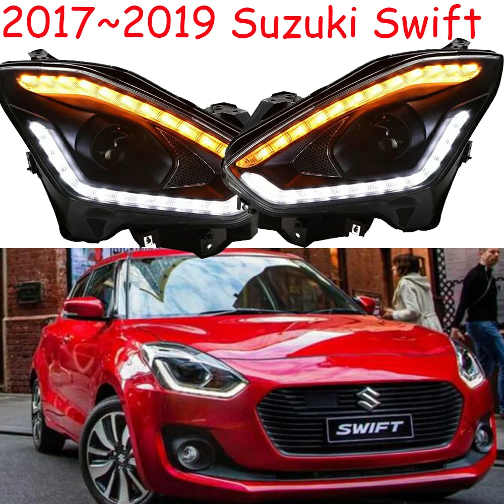 Автомобильный бампер задний фонарь для Suzuki swift Задний светильник светодиодный 2019y автомобильные аксессуары головной светильник для Swift налобный фонарь