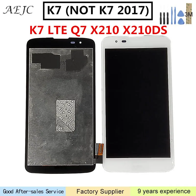 5 &quotдля LG K7 LTE X210 X210DS ЖК дисплей кодирующий преобразователь сенсорного экрана в