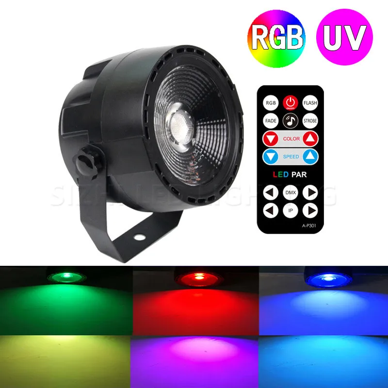 12W UV RGB LED Stage Light Sound Active 1 LEDs Auto DMX Ultraviolet