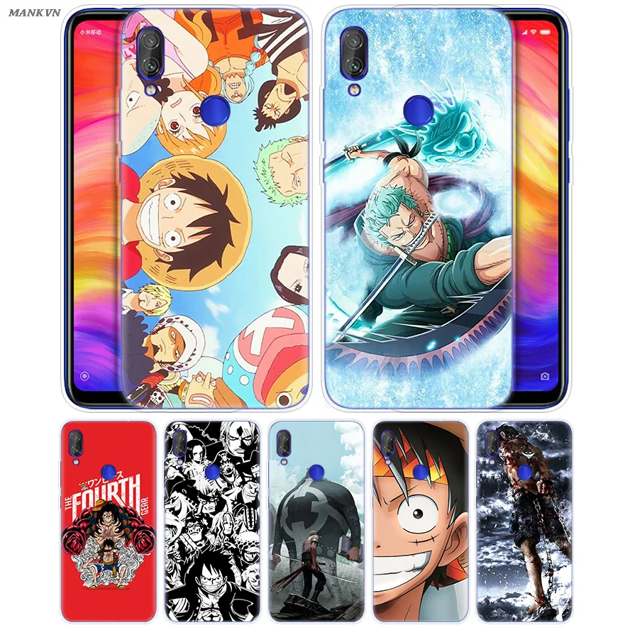 

Cartoon Case for Xiaomi Mi Play 8 A2 6X Cover Coque For Redmi 6 6A Note 7 6 5 4 4X Lite Pro ONE Piece Anime Amazing Print Cover