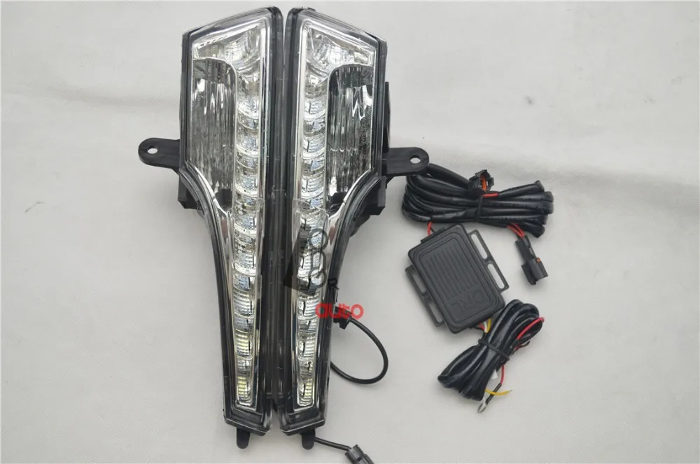 LED Daytime Running Light for  Teana L33 JPN For Altima 13-14 third generation With LED turn signals FREESHIPPING