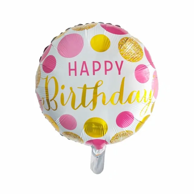 2 шт. узоров 18-дюймовый Круглый Фольга шарик для дня рождения надувные воздушные шары с гелием День рождения украшения высокое качество игрушка