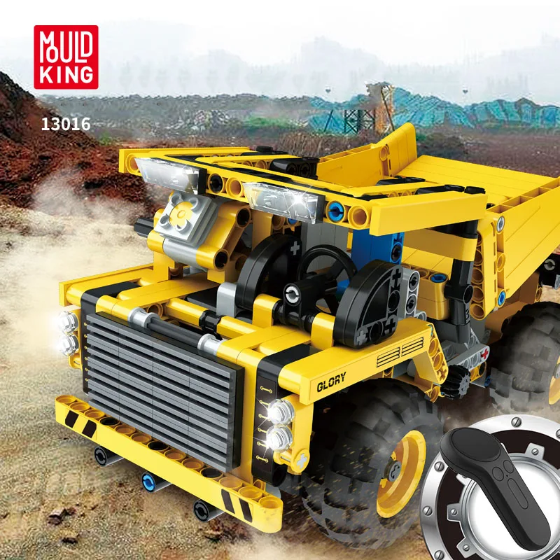 

389-537PCS DIY Building Block Racing RC Car Toys For Boys Children Technic Mechanical Power Bulldozer Compatible with Legoed