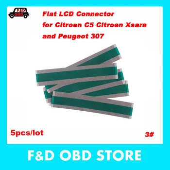 

Hot selling Flat LCD Connector for Citroen C5 Citroen Xsara and Peugeot 307 pixel tool Citroen C5 RIBBON CABLE 5PCS/PACKET