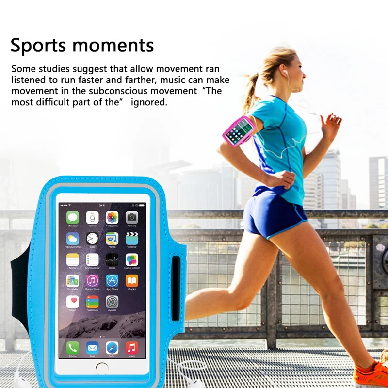 Ponsel Ban Lengan 5.5 Inch Ponsel Case untuk Iphonex X 8 7 6 6 S Plus Case Olahraga Ban Lengan Handphone Belt cover Menjalankan Gym Bag Case