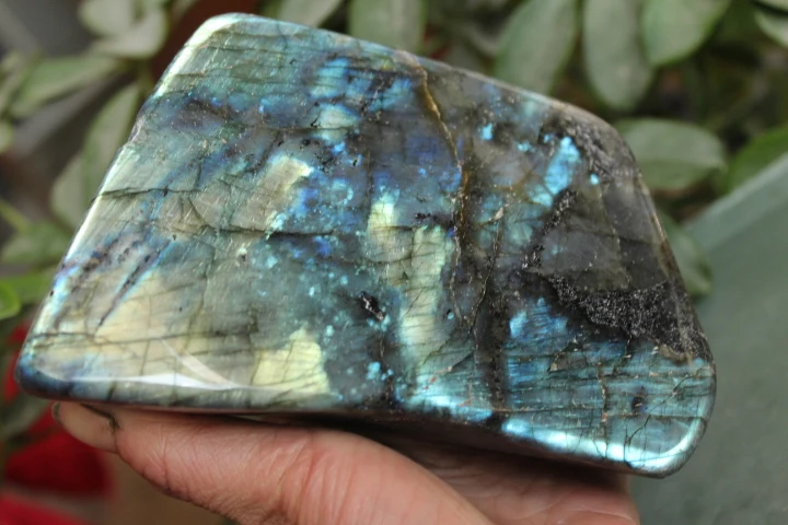 

(3.51lb) 100% Natural Labradorite Crystal Rough Polished