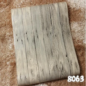 

beibehang Imitation wood-grain wood floor wallpaper Chinese-style retro wood texture bar restaurant clothing store wholesale res