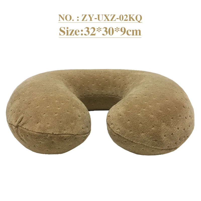 ZY-UXZ-02KQ U-образная подушка для путешествий для самолета Memory Foam Подушки для шеи аксессуары для путешествий удобные бархатные подушки для сна домашний текстиль - Цвет: ZY-UXZ-02KQ