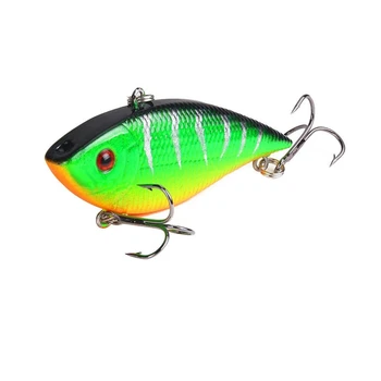 

1pcs/lot Winter Fishing Lures Hard Bass Bait 7CM 11.4G VIB With Lead Inside Lead Fish Ice Sea FishingTackle Wobbler Lure