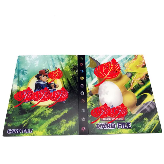 017 240 шт. держатель Альбом игрушки для Pokemones новинка подарочные карты Книга Альбом Книга Топ загруженный список игральные карты - Цвет: 017