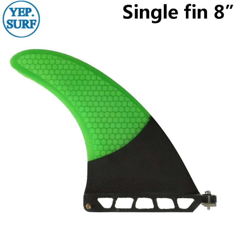 

Surf Longboard Fins 8 Length Surf Fin Green color Fin Surfboard Fin 8 Length