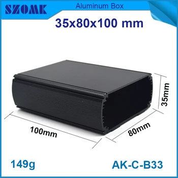 

Aluminum Black color server rack cabinet 1 piece free shipping fit PCB size 29.6x77.4mm which used in Camera enclosures