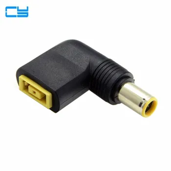 

DC 7.9*5.4mm DC Plug to Rectangle Female Charger Power Adapter Adaptor 90 Degree Angled for Lenovo ThinkPad X1 Carbon Laptop
