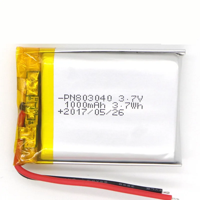 3,7 V 1000mAh 803040 литий-полимерный литий-ионный аккумулятор для MP4 MP5 gps psp мобильных карманных ПК электронных книг bluetooth