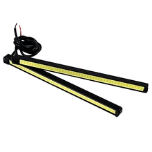 15.5cm COB Car DRL Super Bright Daytime Running lights Driving Fog Lamps LED Aluminum Housing DC 12V Car Styling #iCarmo