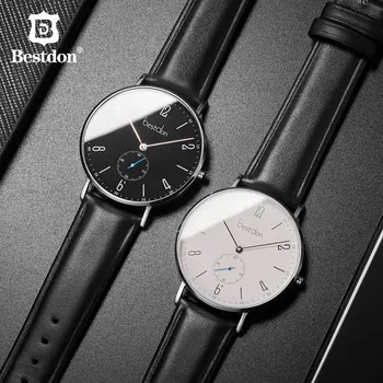 Bestdon Watch Men Minimalist Waterproof Quartz Movement Luxury Brand Men's Watches Fashion Casual Classic Wristwatch Male New men watches eyki brand luxury waterproof genuine leather quartz watch classic independent seconds fashion casual watches hodinky