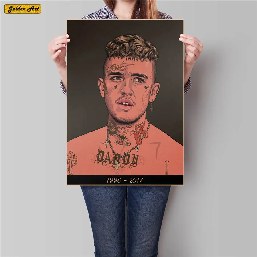 LIL PEEP POSTER USA RAPPER A4 A3 SIZE