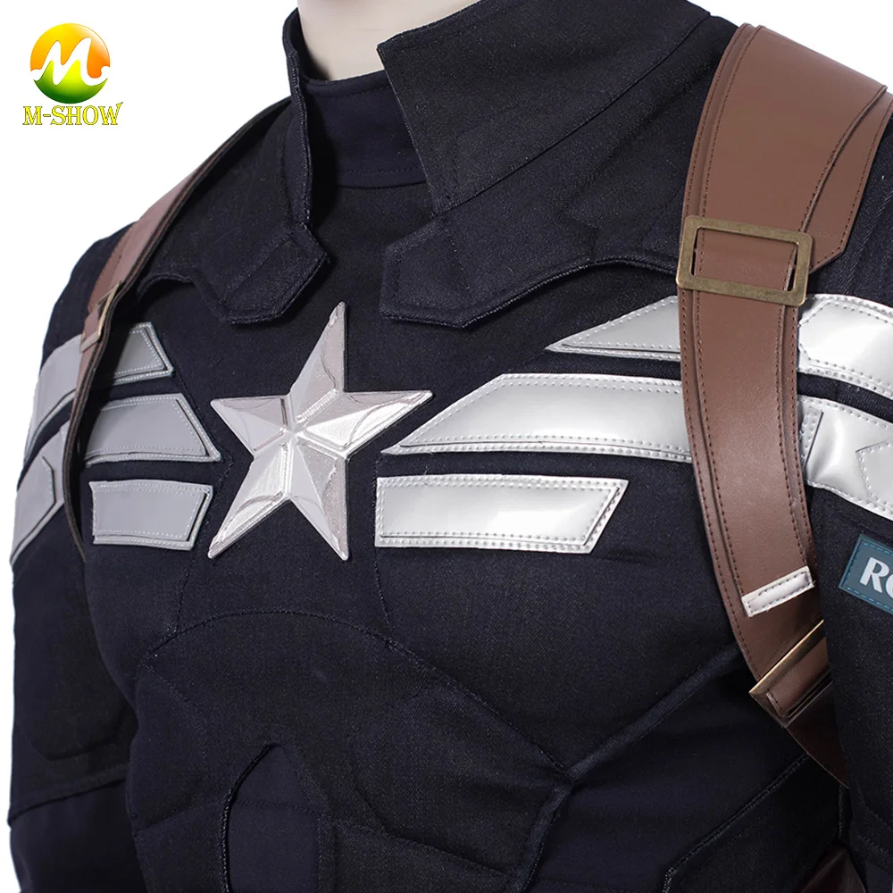 Avengers Endgame Captain America Cosplay Costume Steve Rogers Cosplay Captain America Costume Halloween Party Cosplay